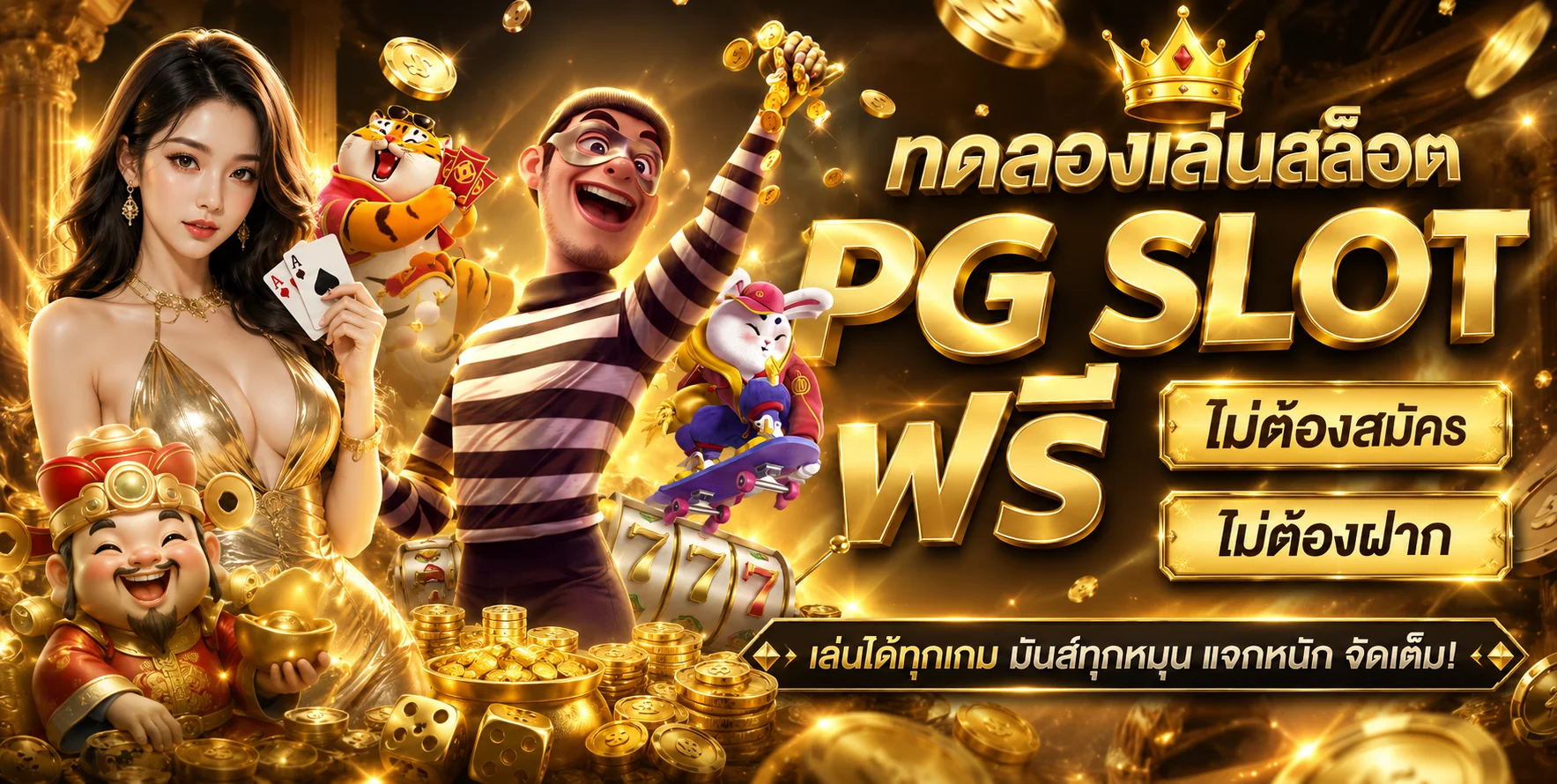 ทดลองเล่นสล็อต PG SLOT ฟรี PGHAO88 ไม่ต้องสมัคร